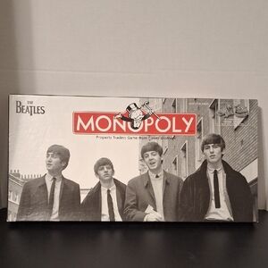 Monopoly The Beatles Collectors Edition Board Game - Black and White